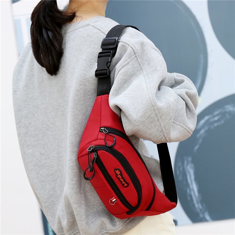 2022 nuevo bolso de hombro casual deportes al aire libre teléfono móvil bolso de la cintura de las mujeres portátil simple hombres y mujeres del mismo estilo bolsa de mensajero