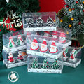 4个装新款圣诞节蜡烛雪人卡通创意可爱圣诞老人桌面摆件装饰礼品