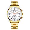 Mechanical quartz watches, steel belt, men's watch, wholesale