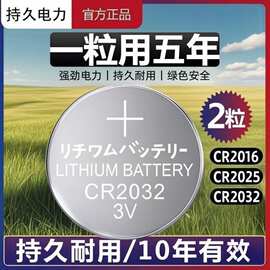 cr2032纽扣电池CR2032汽车钥匙遥控器体重秤3v温度计主板通用电池