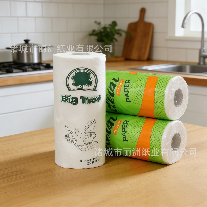 Extra-large roll kitchen paper towels, water-resistant, kitchen oil-absorbing paper for wiping dishes and cleaning, household baking oil-absorbing paper Extra-large roll kitchen paper towels, water-resistant, kitchen oil-absorbing paper for wiping dishes and cleaning, household baking oil-absorbing paper