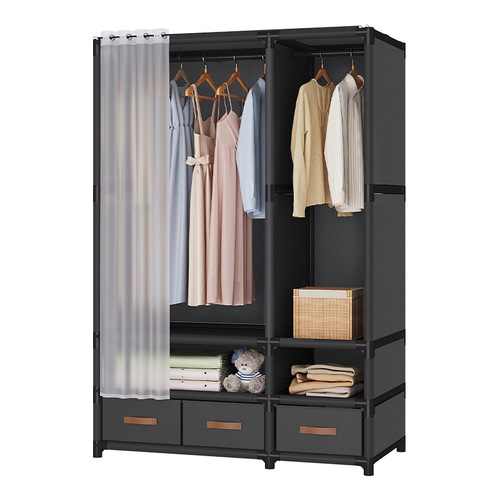 Closet Home Bedroom Renting House Simple Cloth Closet Durable Dustproof Storage Storage Closet Organizing Rack 