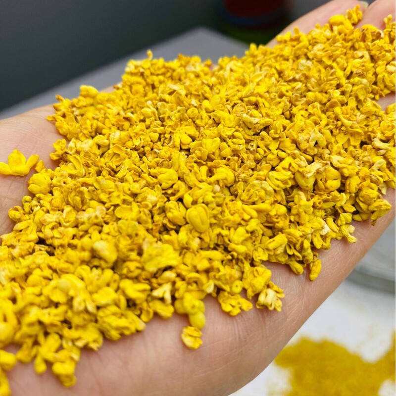 Guangxi Guilin Osmanthus Sulfur-Free Dried Osmanthus Microwave Dehydration Food-Grade Golden Osmanthus for Making Incense Tea Osmanthus Tea Wholesale Guangxi Guilin Osmanthus Sulfur-Free Dried Osmanthus Microwave Dehydration Food-Grade Golden Osmanthus for Making Incense Tea Osmanthus Tea Wholesale