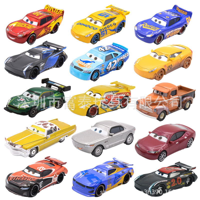 Racing car story 3 black storm Jackson McQueen cool sister Lao Mo alloy car toy Racing car story 3 black storm Jackson McQueen cool sister Lao Mo alloy car toy