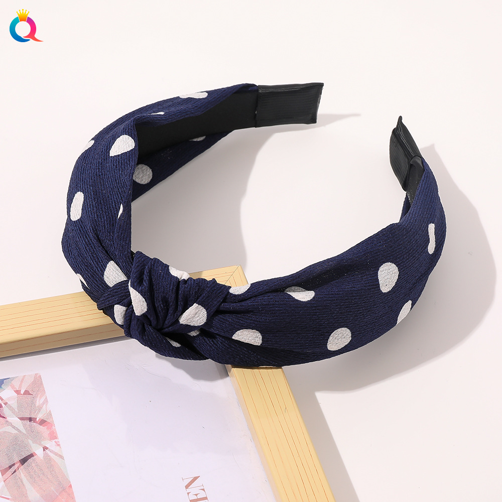 100g Weight Hair Band Hair Accessories Type 1 Piece Quantity Daily Occasion Plaid Pattern Women's Gender Sweet Style Women's Sweet Plaid Cloth Hair Band 33