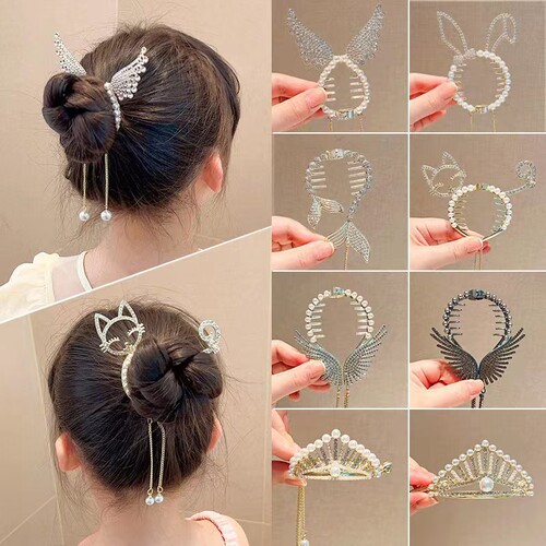 Children's cute hairpins, girls' bangs clips, super fairy tassel hairpins, baby hairpins, ponytail clips, hair accessories