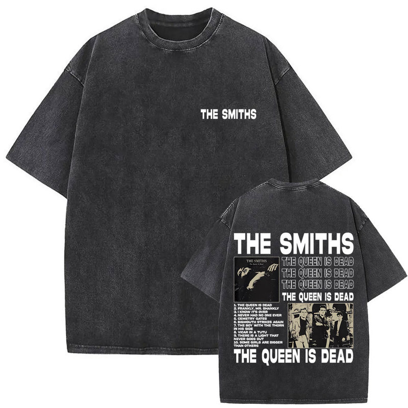 The Smiths the Queen Is Dead Vintage Washed t Shirt 1980S Indie Morriss