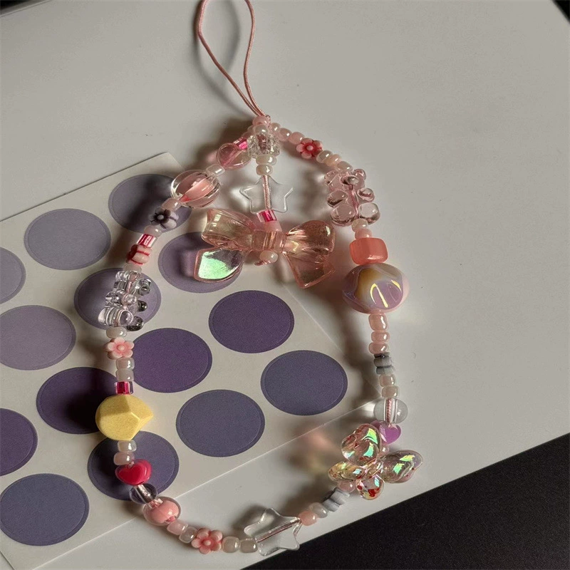 Свежая бисерная bracelet с бантиком, камера, сумка для оборудования, брендовая сумка-декор, с маленькими медведями, цветочная