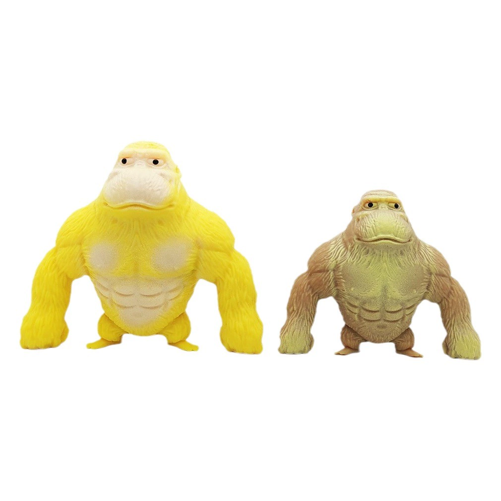 Генеральный директор Wang Горилла декомпрессионная желтая Горилла Лала онлайн популярная орангутанг вентиляционная забавная игрушка Подарочная фабрика