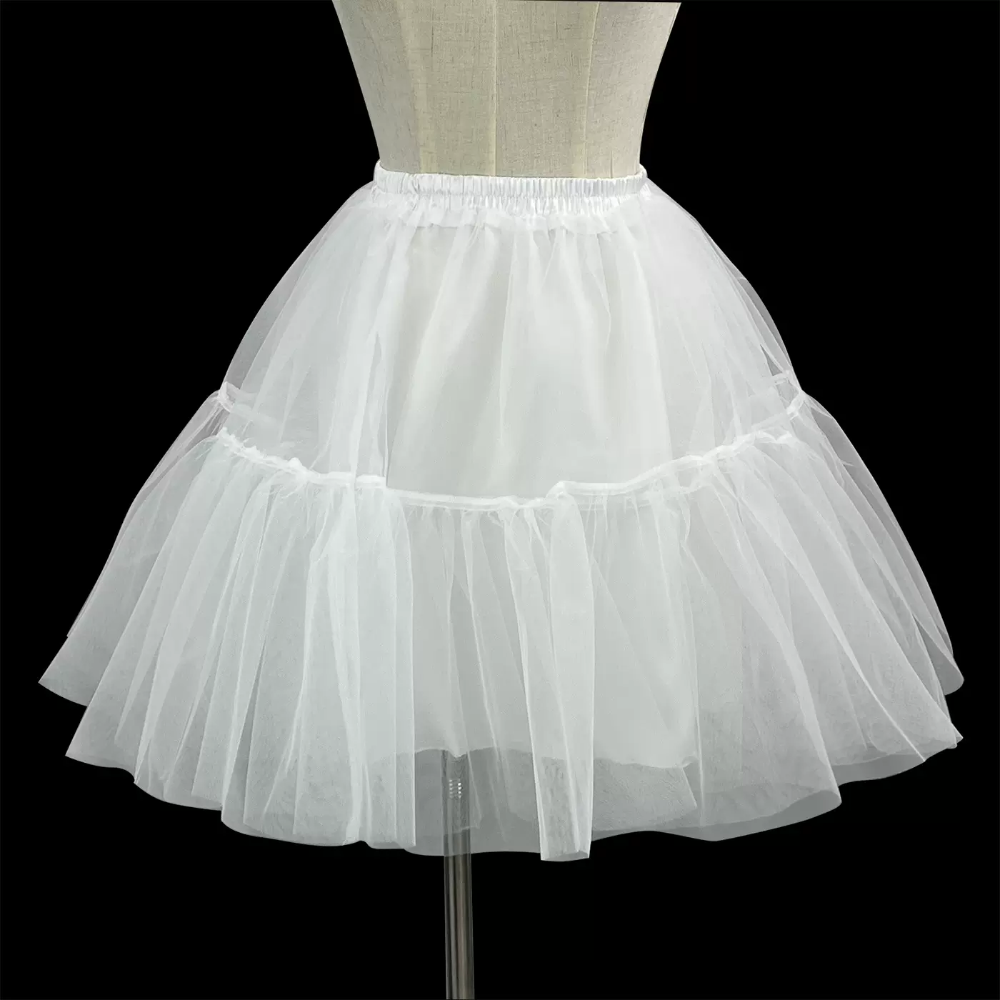 40厘米白纱无骨裙撑