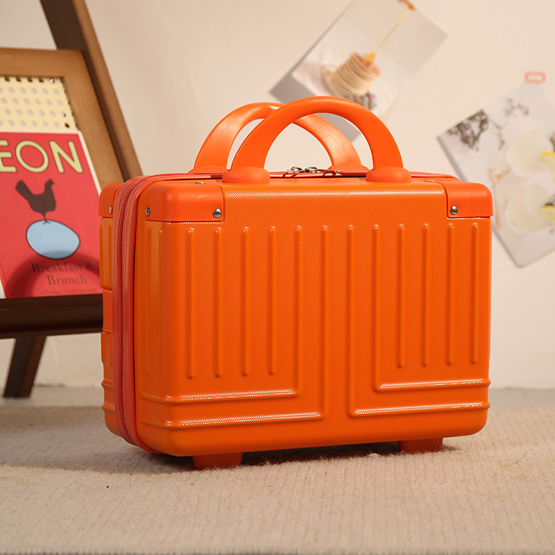 Nueva maleta de mano, caja de regalo para mujer, caja de dulces de boda de 14 pulgadas, mini caja de maquillaje linda, caja de almacenamiento de maleta