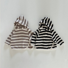 Children's and Baby's Spring 2023 New Korean Style Matching Hooded Sweatshirts for Boys and Girls, Long-Sleeved Top for Spring and Autumn, Versatile Children's Clothing