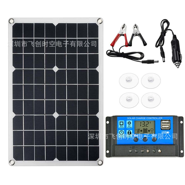 Controller solar-powered