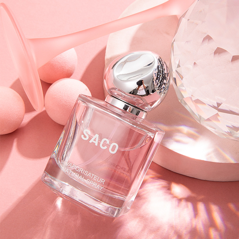 SACO para toda la vida rosa diamante perfumes damas perfumes duraderos vibrantes estudiantes perfumes vietnamitas al por mayor 50ml