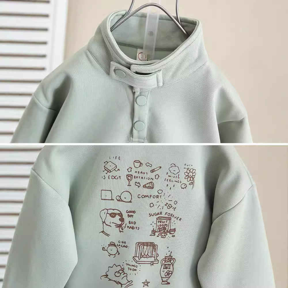 5985 traje de otoño para niños 2025 nuevo suéter atractivo de moda para niños de dos piezas ropa deportiva de primavera y otoño para niños