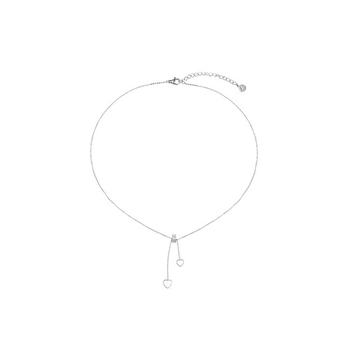 Shell Love Necklace for Girls Popular Tassel Clavicle Chain Light Luxury Niche Design High-end Accessories Titanium Steel Necklace