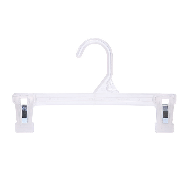 Percha de pantalones percha de pantalones de plástico clip percha de pantalones sin huellas exhibición de comercio exterior colgar gancho de gancho de gancho al por mayor