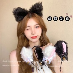Sexy Fairy Plush Cat Ears Headband Cute Cat Internet Celebrity Face Washing Live Broadcast Photo Headband Hair Accessories Headband for Women