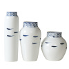 Jingdezhen New Chinese desktop ceramic vase dried flower flower intersect living room.