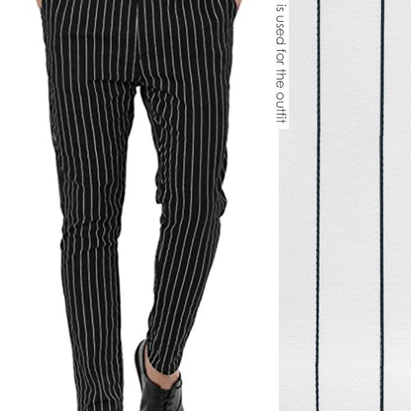 Мужской костюм брючный в полоску, серия