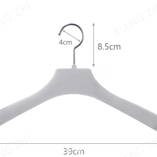 植毛高級スーツハンガー家庭用コート滑り止めたんすミンク毛皮セーター専用ビロード服掛け