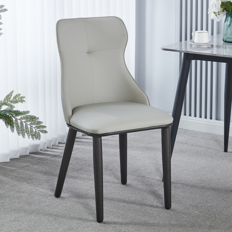 Silla de comedor moderna y simple silla de comedor de lujo ligera silla de comedor silla de mahjong confortable silla de recepción silla de hotel