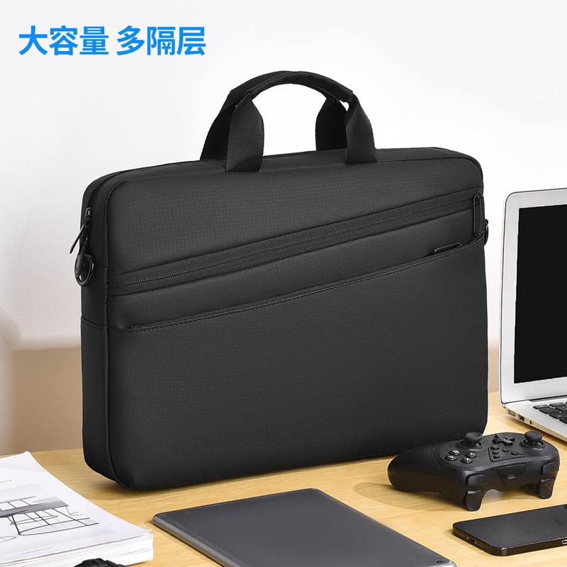 クロスボーダー新型ノートパソコンバッグ携帯ビジネス手提げブリーフケースシングルショルダー大容量ショルダーバッグ16インチ|undefined