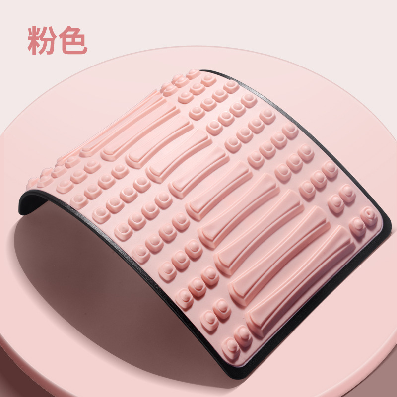 腰椎腰部ストレッチ器具、リラックスヨガ、脊椎矯正、背中伸ばし、運動補助、腰椎サポート、猫背防止、磁気療法|undefined