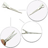 4.5 Style -shaped hairdressing duckbill holder hand push ripple clip partition hair clip hair root fluffy clamp to position and hot hair dyeing