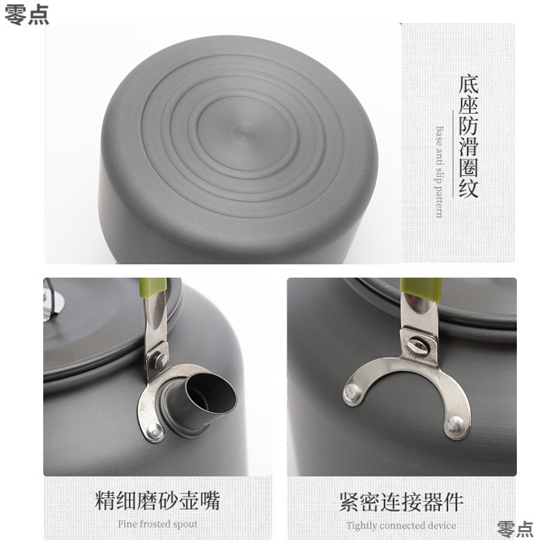 アウトドアケトル、キャンプ、登山、釣り、ポータブルコーヒーポット、ピクニック、直火ケトル、お茶作りケトル|undefined