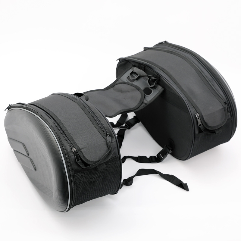 Motorcycle Saddle Bag, Helmet Bag, Waterproof Rear Seat Side Bag, Hanging Bag, Pannier Bag, Long-Distance Motorcycle Travel Luggage Bag, Motorcycle Equipment