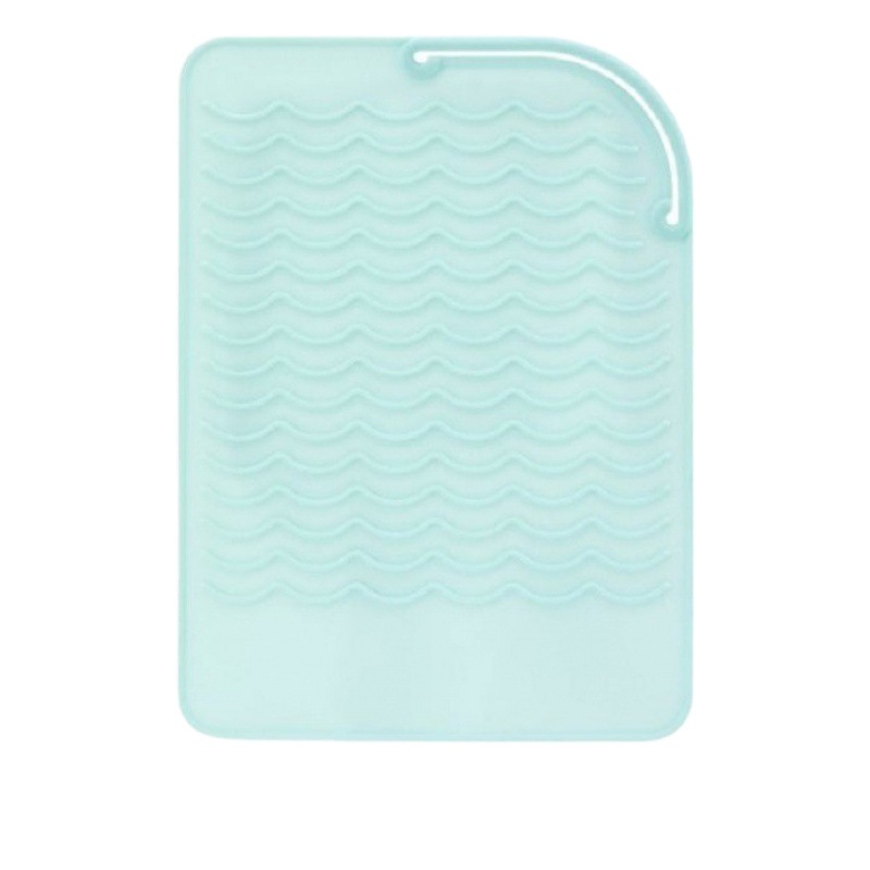Rizador de pelo férula almohadilla de aislamiento transfronteriza caliente-venta plancha de pelo perm stick almohadilla de aislamiento de silicona antideslizante almohadilla de silicona mantel