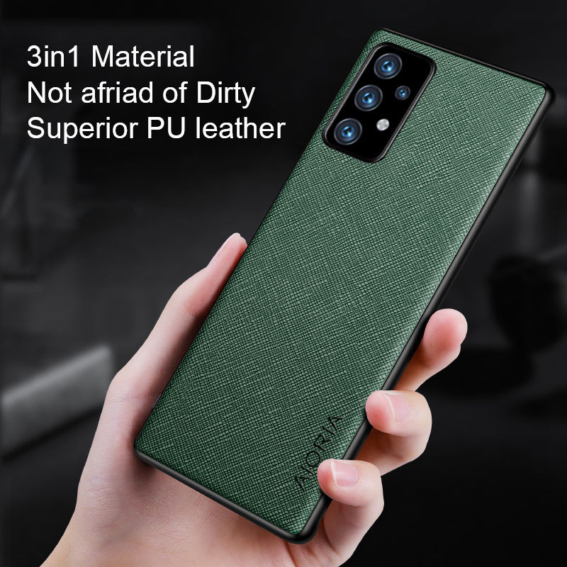 Factory direct sales for [Samsung] Galaxy A52 5G mobile phone protection simple cross pattern mobile phone case