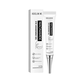 Eye Cream Gel, Niacinamide Eye Cream Gel Fades Fine Lines and Dark Circles, Hydrates, Moisturizes and Tightens the Skin