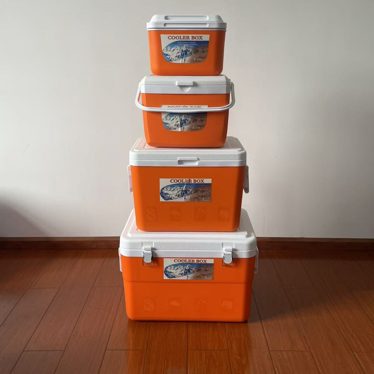 5L + 13L + 27L + 45L cuatro piezas Naranja