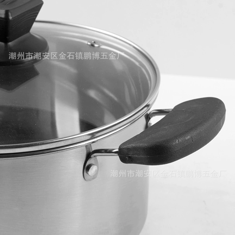 Нержавеющая сталь Cooker набор из двух предметов электрическая ручка перенастроек набор одиноручный кухонный набор для приготовления супа набор кастрюль выход