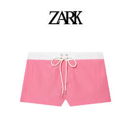 ZARK 欧美新款时尚尼龙系带短裤 跨境外贸女装批发 1255464620