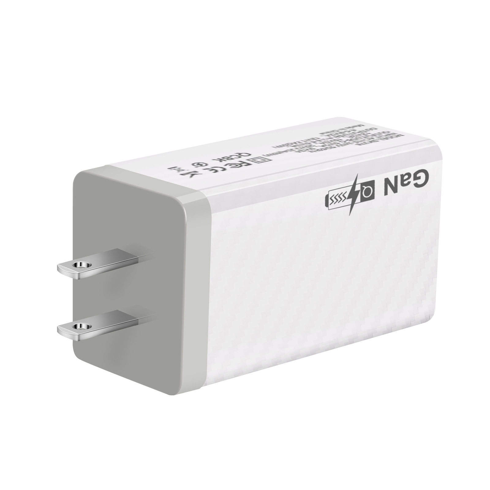 灵牛65W氮化镓 GaN手机充电器 PD快充 CE FCC 欧美规 电脑适配器