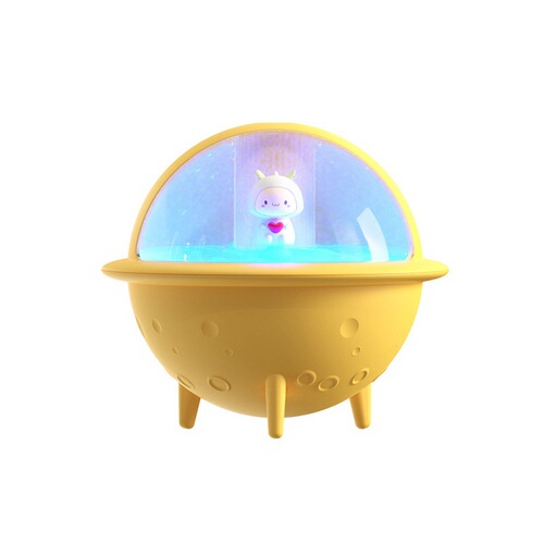 Space ball humidifier USB desktop colorful night light air purification and hydration mini small space capsule humidifier