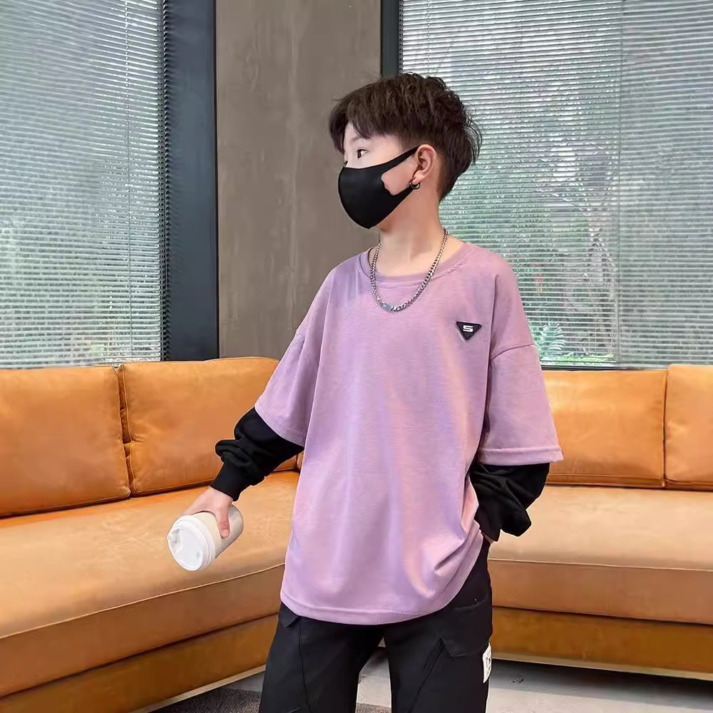 儿童装男童秋装卫衣2025新款中大童男孩炸街帅气春秋款秋季上衣潮