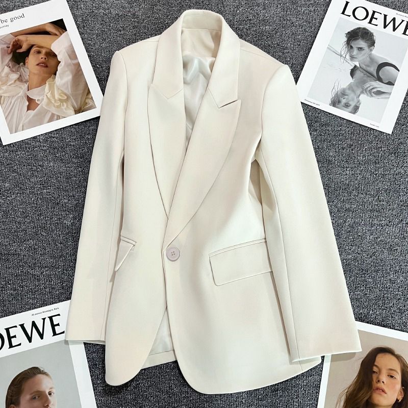 2025 New Suit Jacket Women's Spring Casual All-match High-end Design Sense Small Suit Women's Top Small