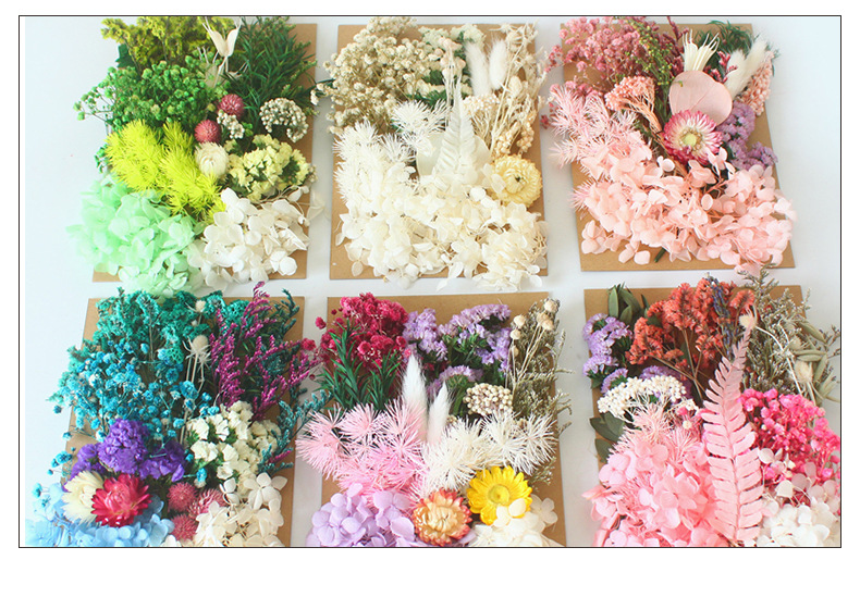 Pastoral Colorful Dried Flower Wedding Graduation Birthday Bouquet display picture 2