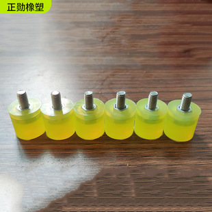 Polyurethane-Coated Screws Polyurethane Hot-Adhesive Buffer Bolts Hexagonal Flat Head Stainless Steel Buffer-Coated Screws