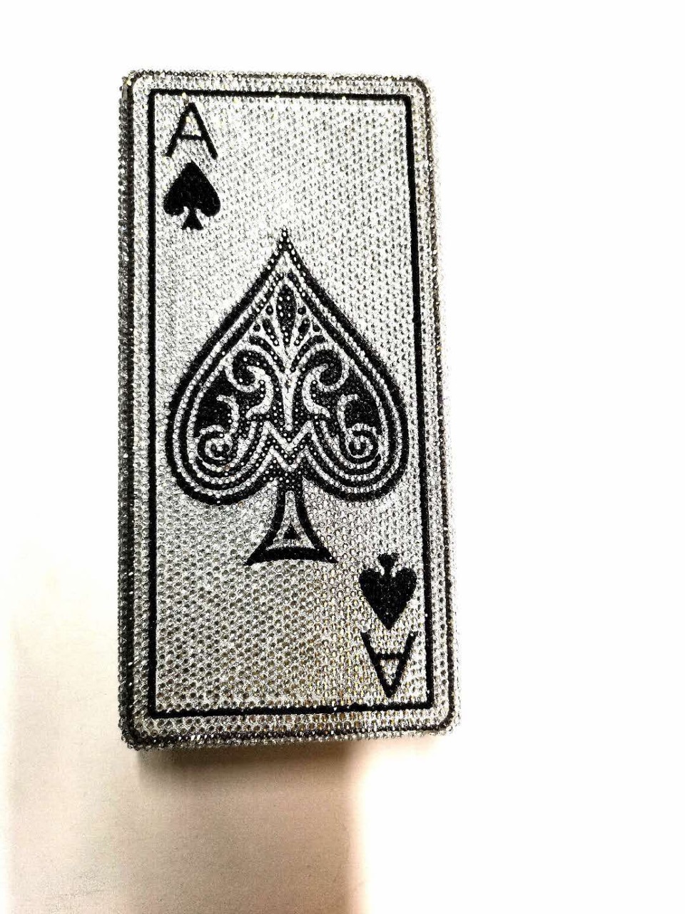 Túi clutch nữ đính đá dạ hội hộp cứng cầm tay kèm dây đeo — Gửi hình ảnh cho dịch vụ khách hàng trước khi đặt hàng chi tiết 6