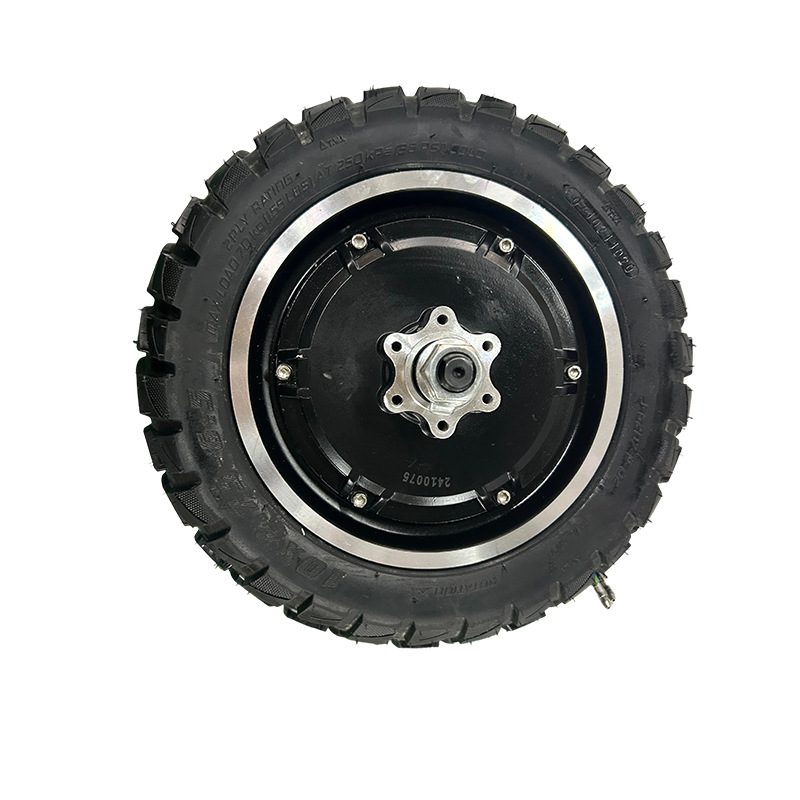 Motor de cubo sin cepillo especial para scooter kugoo G2 pro 10 pulgadas conjunto de ruedas traseras de potencia de freno de disco de neumáticos todoterreno