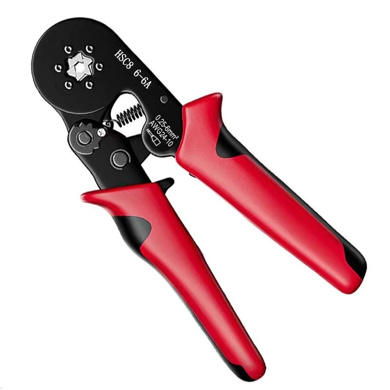 Alicates para crimpado de terminales, terminales de cable, alicates para crimpado de electricista, alicates especiales para crimpado tubular, alicates para crimpado de terminales domésticos 6-6