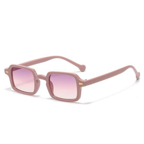 Square Rice Grain Sunglasses Retro Instagram Influencer Style Sunglasses for Women Trendy Fashion Versatile Sunglasses