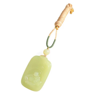 Jin Yu Tang Xinjiang Hetian Jade [Maitreya Laughing Buddha] Boutique Huangkou Maitreya Pendant Jade Warm and Exquisite