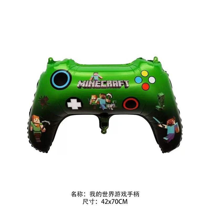 新しいクロスボーダー漫画スタイルのマインクラフトバルーンマインクラフトデジタルバルーン子供の誕生日パーティーの装飾|undefined
