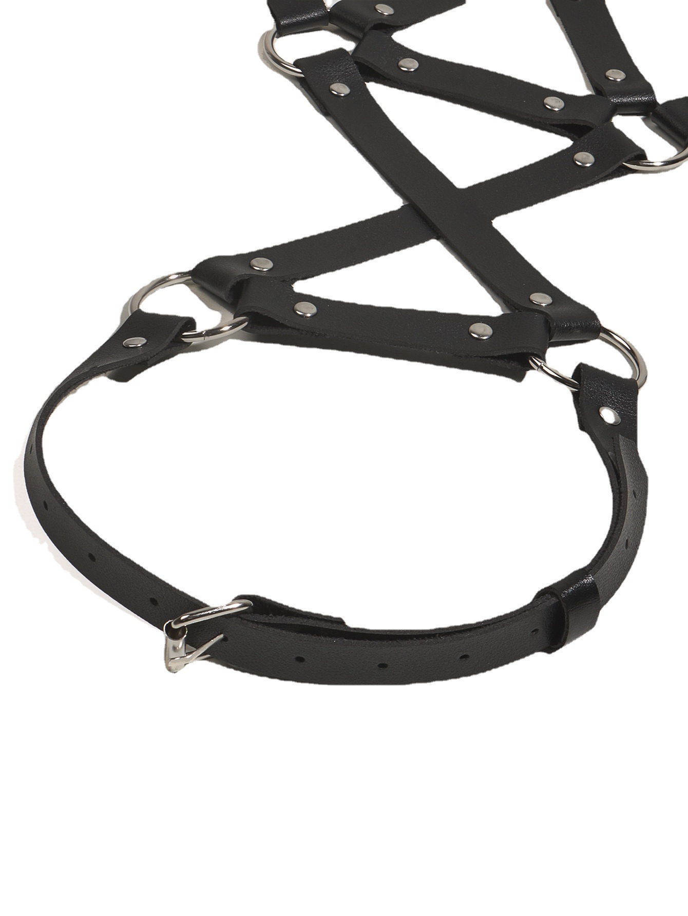 Cintura e passante per gambe punk da donna europea e americana Integrati Leggings regolabili sexy, esagerati e divertenti Cintura e cintura_voghion.com